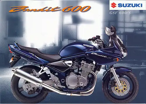 Suzuki - GSF 600 / S - Bandit  - Prospekt -  11/99  - Deutsch - nl-Versandhandel