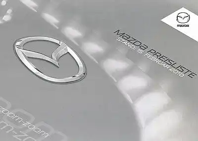 Mazda - MX-5 - RX-8 - 2-3-5-6  - Preisliste - 02/10- Deutsch - nl-Versandhandel