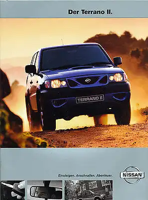 Nissan - Terrano II - Prospekt  - 10/1999  - Deutsch - nl-Versandhandel