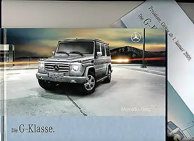 Mercedes-Benz -G- Modell - Prospekt - Preise - 2008 - Deutsch - nl-Versandhandel