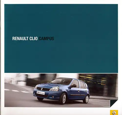 Renault - Clio  Campus - Prospekt  - 05/09  -  Deutsch - nl-Versandhandel