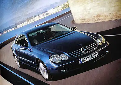 Mercedes - CLK-Klasse - Coupés - Prospekt - 08/02 - Deutsch - nl-Versandhandel