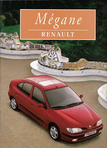 Renault  - Megane  -  Prospekt  - 10/96  -  France - nl-Versandhandel
