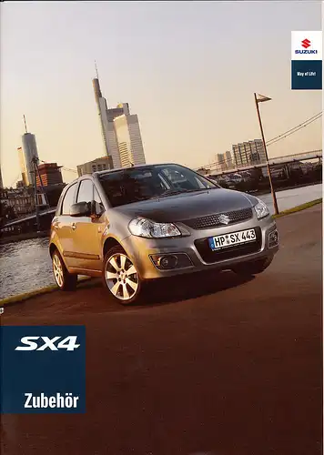 Suzuki -SX4 -Zubehör - Prospekt+Preisliste - 09/09 - Deutsch - nl-Versandhandel