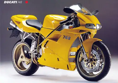 Ducati - 748  - Prospektblatt/Preisblatt  - 1999 - Deutsch - nl-Versandhandel