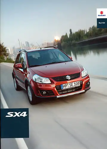 Suzuki -  SX4  - Prospekt + Preisliste - 09/09 - Deutsch - nl-Versandhandel