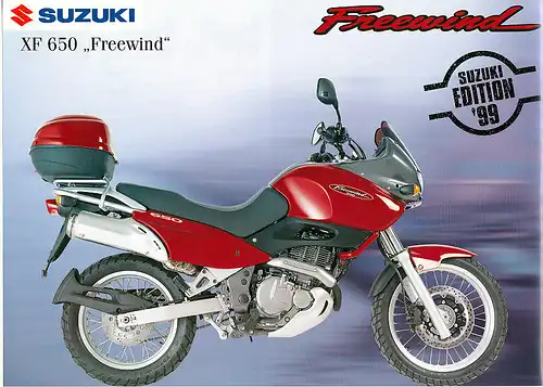 Suzuki - XF 650 - Freewind - Prospekt - 11/98 - Deutsch - nl-Versandhandel