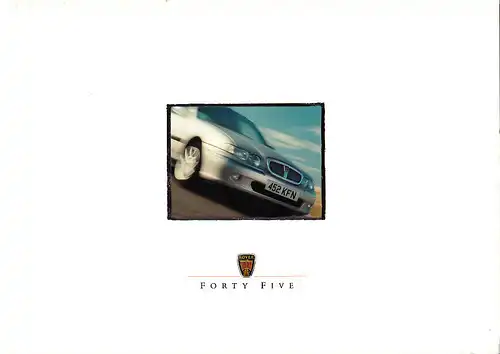 Rover - 45 - Prospekt - 01/ 2000  - Deutsch - nl-Versandhandel