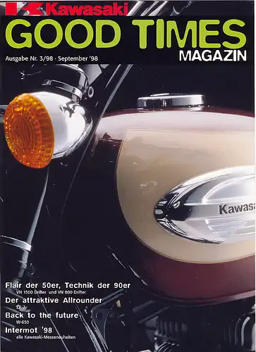 Kawasaki - Good Times - Magazin - 09/98 - Deutsch -   nl-Versandhandel