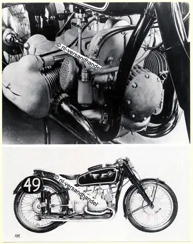 BMW - 500ccm Kompressor - Werk-Rennmaschine  - nl-Versandhandel 