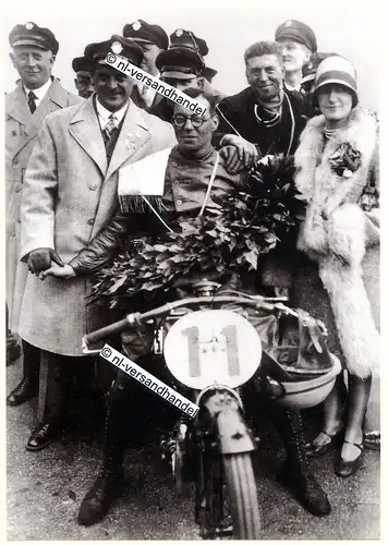 AJS 350 - Herbert Ernst - Avus-Rennen   - 1928 - nl-Versandhandel 