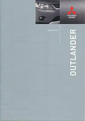 Mitsubishi - Outlander - Ausstattungen  - Deutsch - 09/2007 -  nl-Versandhandel