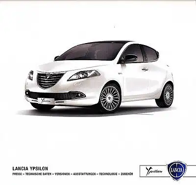 Lancia - Ypsilon - Preise - Ausstattungen - 09/2011 - Deutsch - nl-Versandhandel