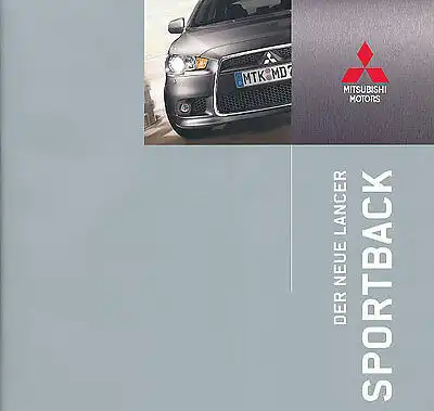 Mitsubishi - Lancer Sportback - Ausstattung - Deutsch - 10/08 - nl-Versandhandel