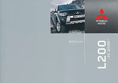 Mitsubishi - L200 - Doppelkabine -30 Jahre - Prospekt - 06/07 - nl-Versandhandel