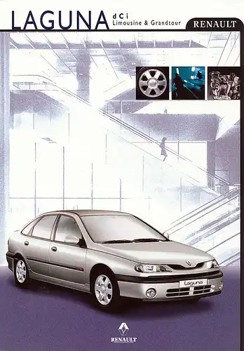 Renault - Laguna - Grandtour - Prospekt  - 08/99  -  Deutsch- nl-Versandhandel