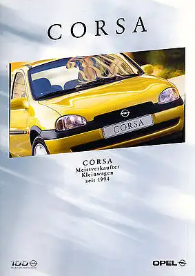 Opel - Corsa - Prospekt - 03/99 - Deutsch - nl-Versandhandel