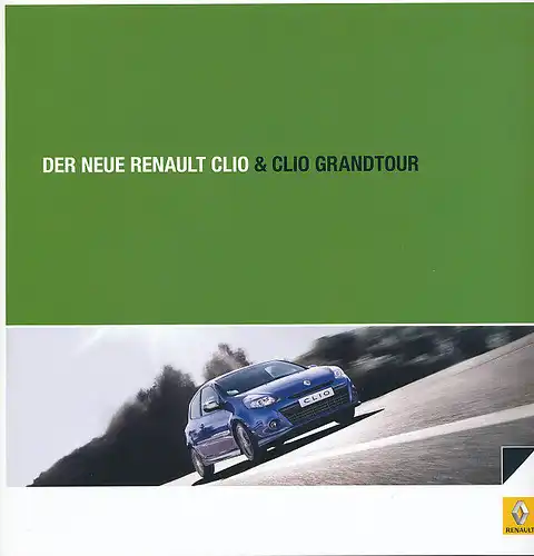 Renault - Clio - GrandTour - Prospekt  - 10/09  -  Deutsch- nl-Versandhandel