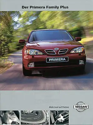 Nissan - Primera Family Plus  - Prospekt  - 05/01  - Deutsch - nl-Versandhandel