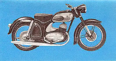 DKW - RT 350 -  Prospekt  - 1955  - Deutsch -       nl-Versandhandel