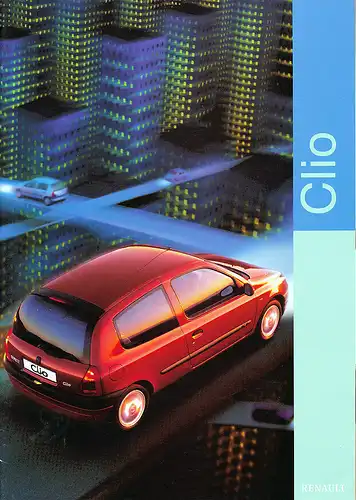 Renault - Clio - Prospekt  - 11/98  -  Deutsch- nl-Versandhandel