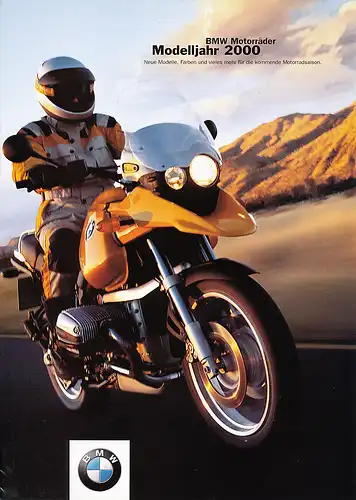 BMW - Motorräder - Modelljahr 2000  - Prospekt - Deutsch --   nl-Versandhandel