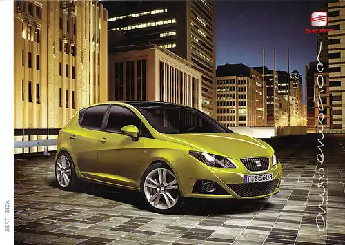 Seat - Ibiza  - Prospekt - 07/08 - Deutsch  - nl-Versandhandel