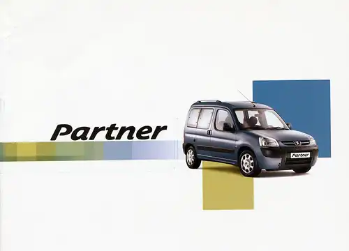 Peugeot - Partner -  Prospekt -  11/05 - Deutsch - nl-Versandhandel