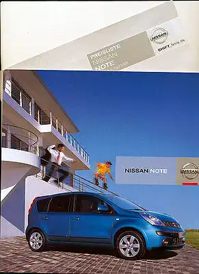 Nissan - Note  - Prospekt/Preisliste - Deutsch - 07/06  -  nl-Versandhandel