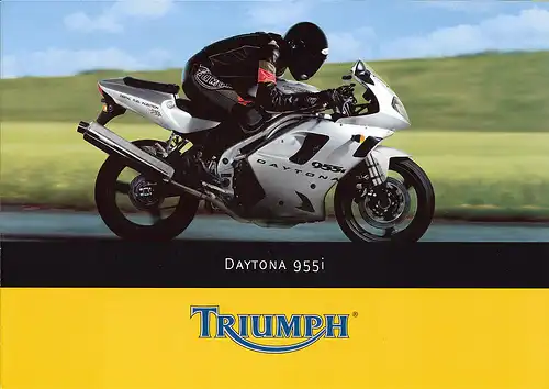 Triumph - Daytona 955i  -  Prospekt  -  2001  - Deutsch - nl-Versandhandel