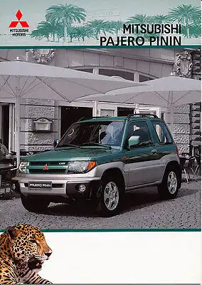 Mitsubishi - Pajero Pinin  -  Prospekt  -  Deutsch - 05/00   -  nl-Versandhandel