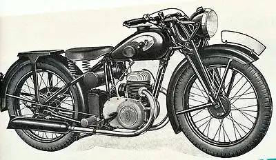 Zündapp - Motorrad-Programm - Prospekt - 1936 -  Deutsch -  nl-Versandhandel
