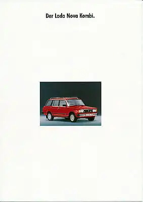 Lada - Nova  -  Kombi  - Prospekt - 04/90 -  Deutsch - nl-Versandhandel