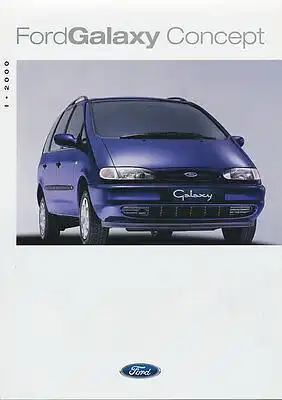 Ford - Galaxy - Concept - Prospekt - 01/2000 - Deutsch - nl-Versandhandel