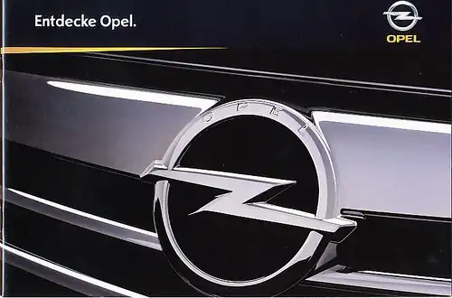Opel -  Modellprogramm  -  Prospekt - 03/09  - Deutsch - nl-Versandhandel