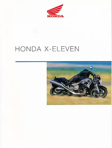 Honda - X-Eleven -  Prospekt  - Deutsch - 12/99 - nl-Versandhandel