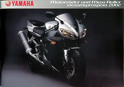 Yamaha -  Gesamt-Programm 2002 -  Prospekt  -  Deutsch - nl-Versandhandel
