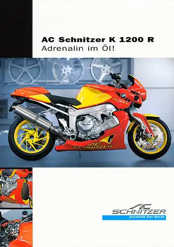 BMW - K 1200 R - AC Schnitzer - Prospekt - 2006 - Deutsch - nl-Versandhandel