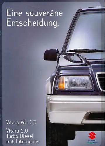 Suzuki - Vitara  - Prospekt - 08/97 - Deutsch - nl-Versandhandel