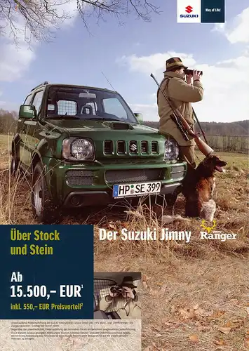 Suzuki - Jimny - Ranger  - Prospekt - 01/09 - Deutsch - nl-Versandhandel
