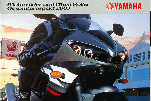 Yamaha -  Gesamt-Programm 2003 -  Prospekt  -  Deutsch - nl-Versandhandel