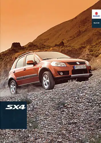Suzuki -  SX4  - Prospekt + Preisliste - 04/09 - Deutsch - nl-Versandhandel