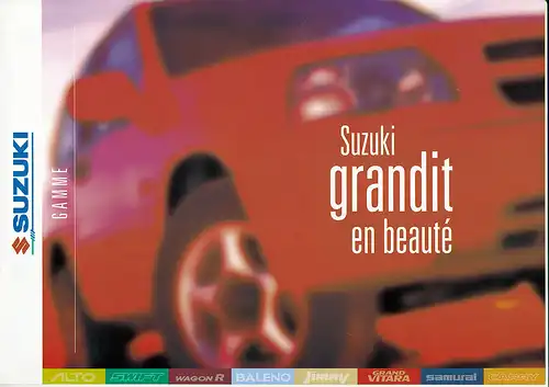 Suzuki - Modellprogramm - PKW - Prospekt - 1999 - France - nl-Versandhandel
