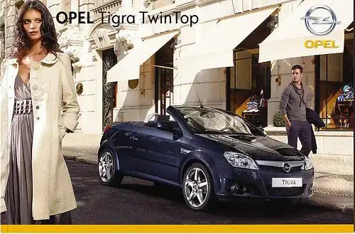 Opel - Tigra - Twin Top  -  Prospekt -  04/08 - Deutsch - nl-Versandhandel