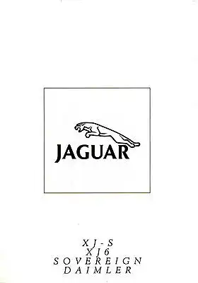 Jaguar - XJ40 - XJ-S - V12 - XJ6 - Prospekt - 10/89 - Deutsch - nl-Versandhandel