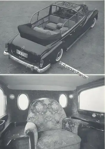 Mercedes 300 Landaulet - 1960 - Papstmobil - Archiv Verlag- nl-Versandhandel
