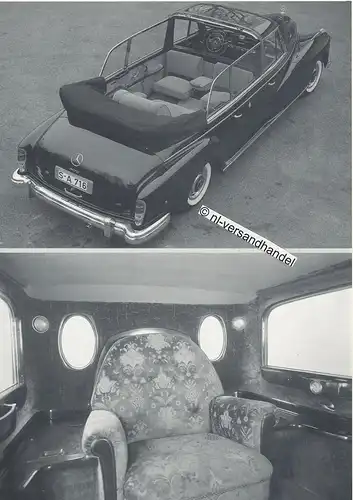 Mercedes 300 Landaulet - 1960 - Papstmobil - Archiv Verlag- nl-Versandhandel 