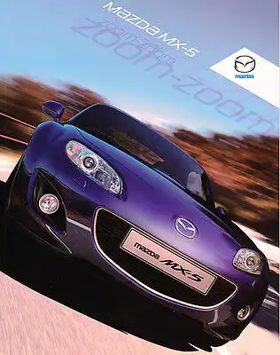 Mazda -  MX-5 - Prospekt  -  11/2009  - Deutsch -       nl-Versandhandel
