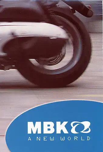 MBK - Modellangebot 2001 -  Prospekt  - Deutsch - nl-Versandhandel