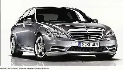 Mercedes-Benz - S - Klasse  - Prospekt - 2009 - Deutsch - nl-Versandhandel